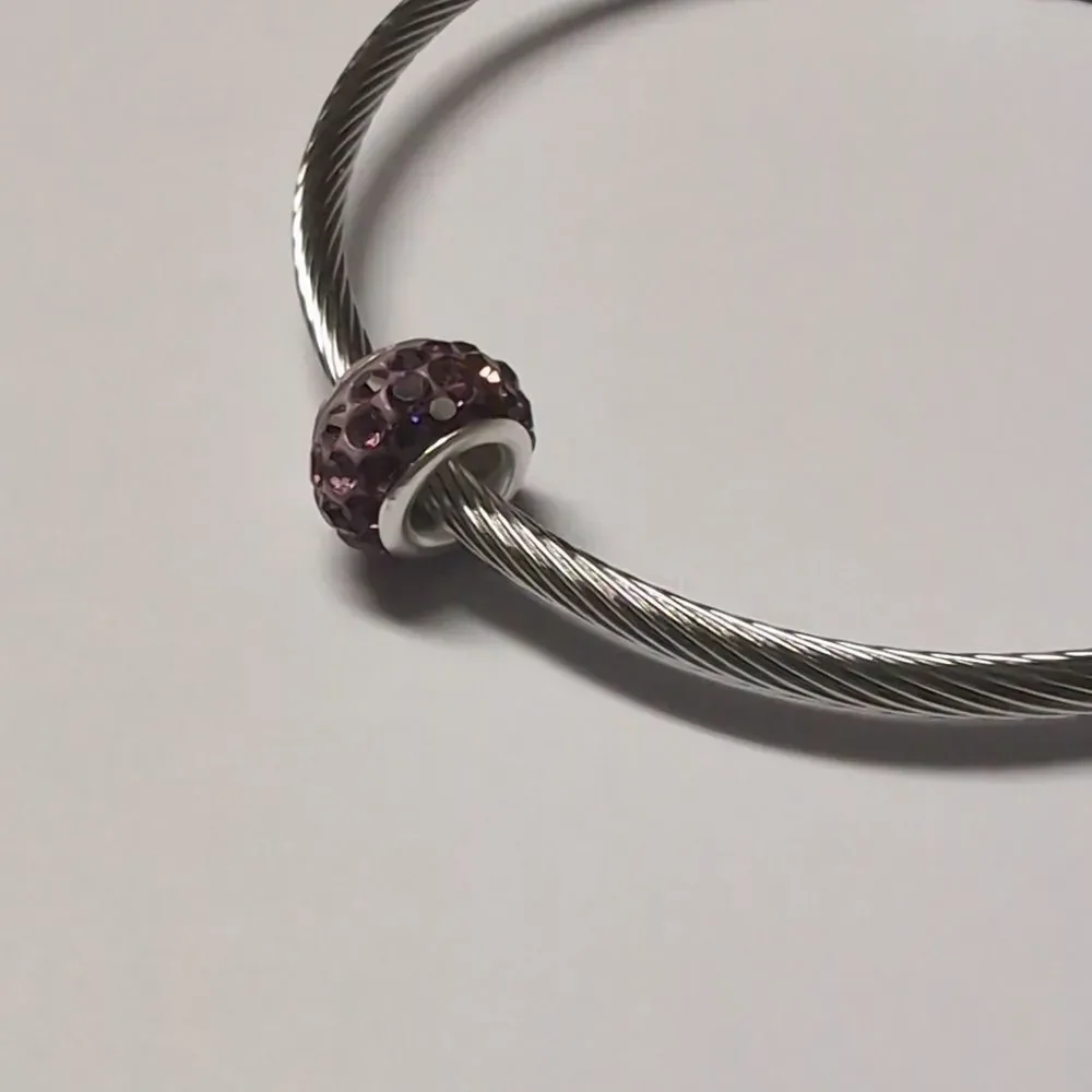 charm purple pandora